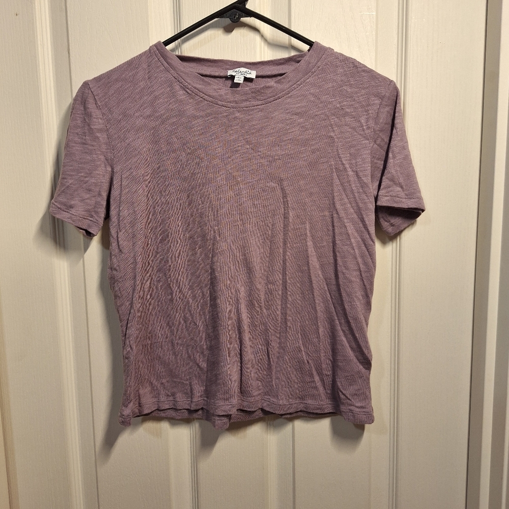 Splendid Lavender Short Sleeve Tee XXS
